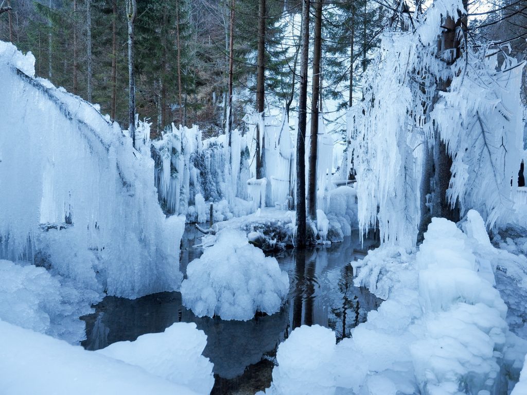 Mojstrana - ghiaccio