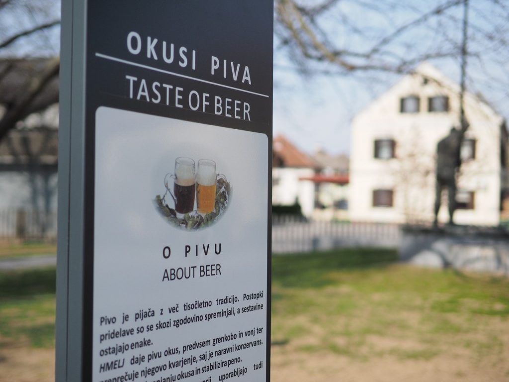 Fiumi di birra alla fontana Zeleno Zlato di Žalec 8 Il motivo di cotanta opera: la birra!