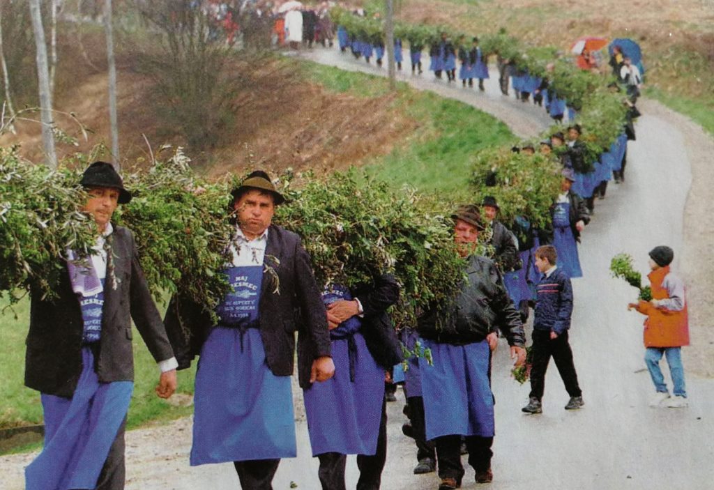 Domenica delle Palme in Slovenia 2 butara record - Domenica delle Palme in Slovenia