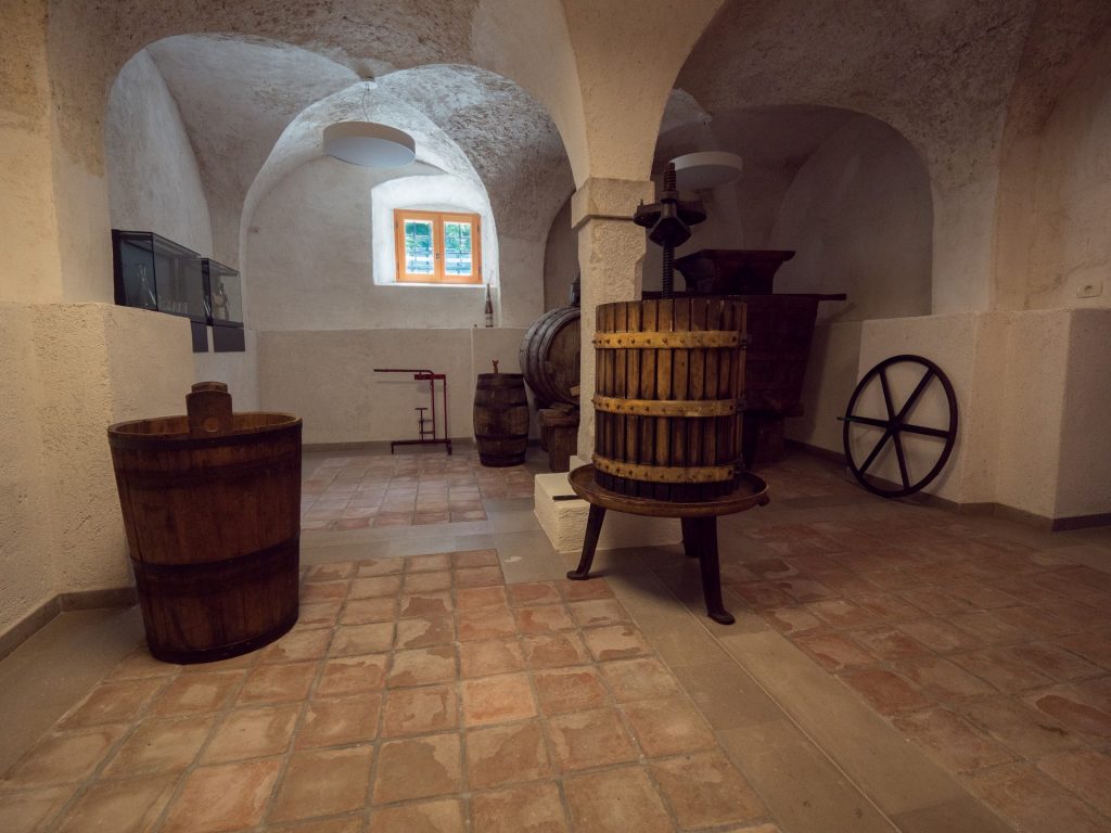 Storie, acque e vini: benvenuti a Vipava 20 Vipava - Il Museo del vino nella canteina del Palazzo Lantieri