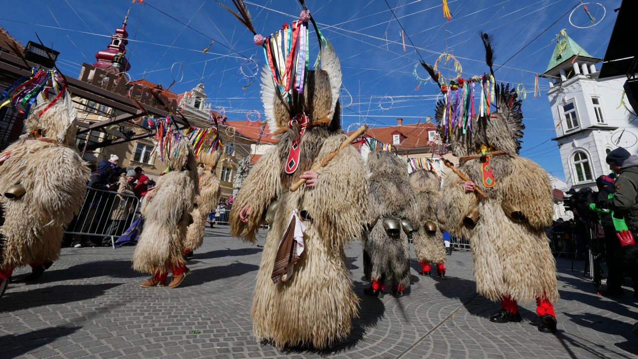 Il Kurentovanje, simbolo del carnevale in Slovenia