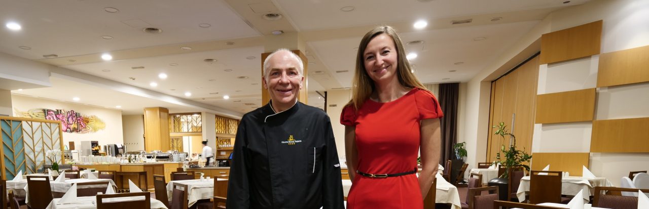 Robert Žibrat con la nostra Sara.