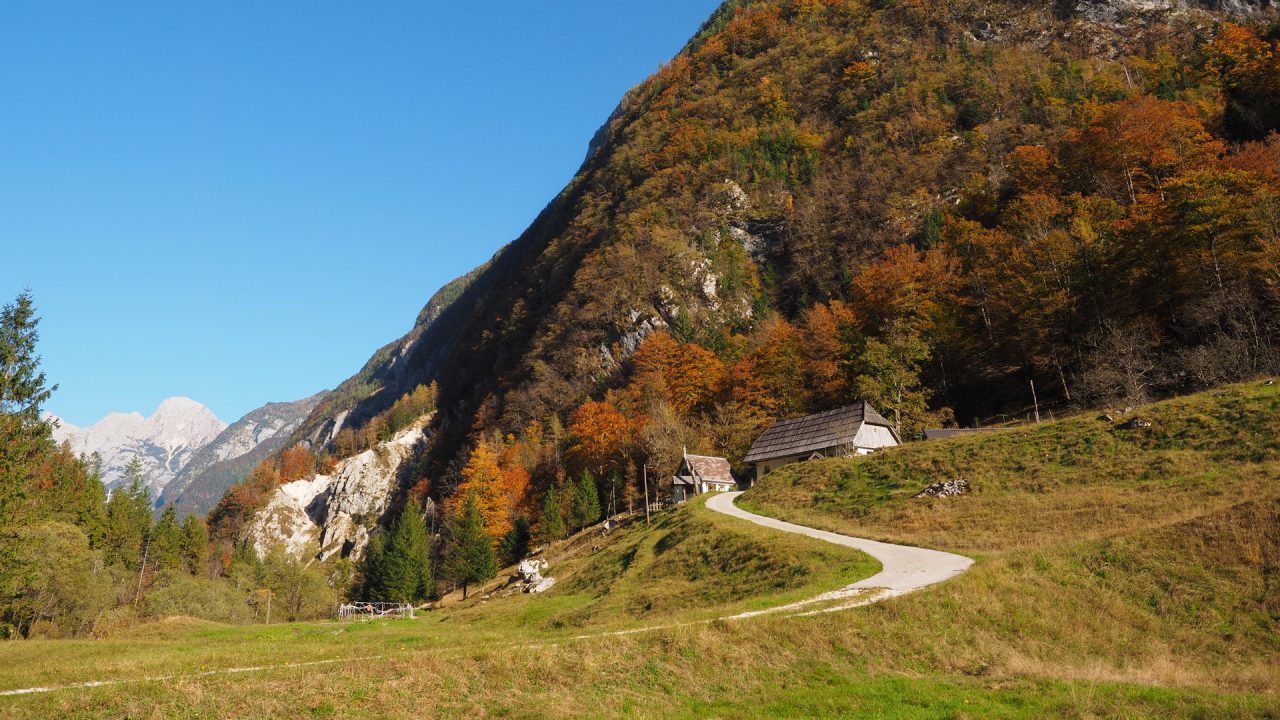 Valle dell'Isonzo in autunno