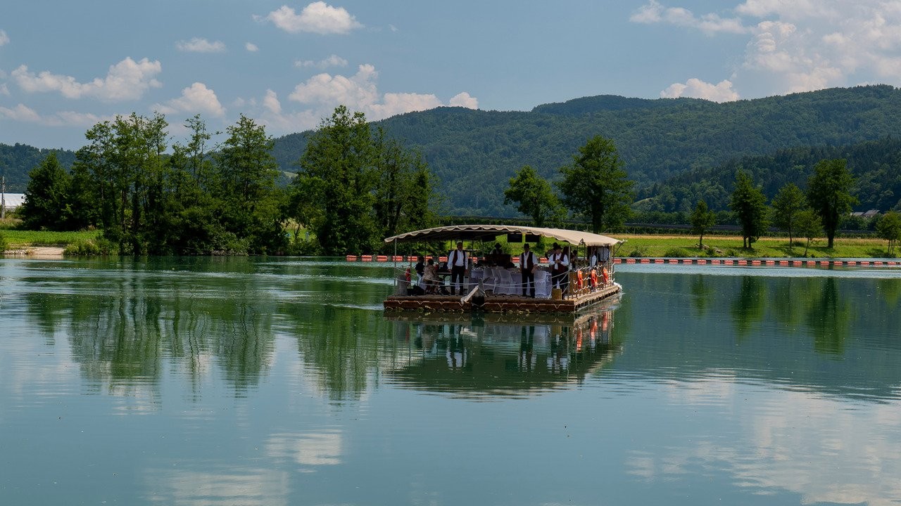 In Posavje sulla zattera