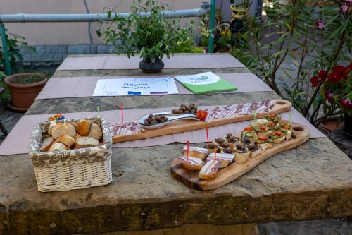 Le bontà della Kmetija Dolenc pri kozolcu. Istria slovena