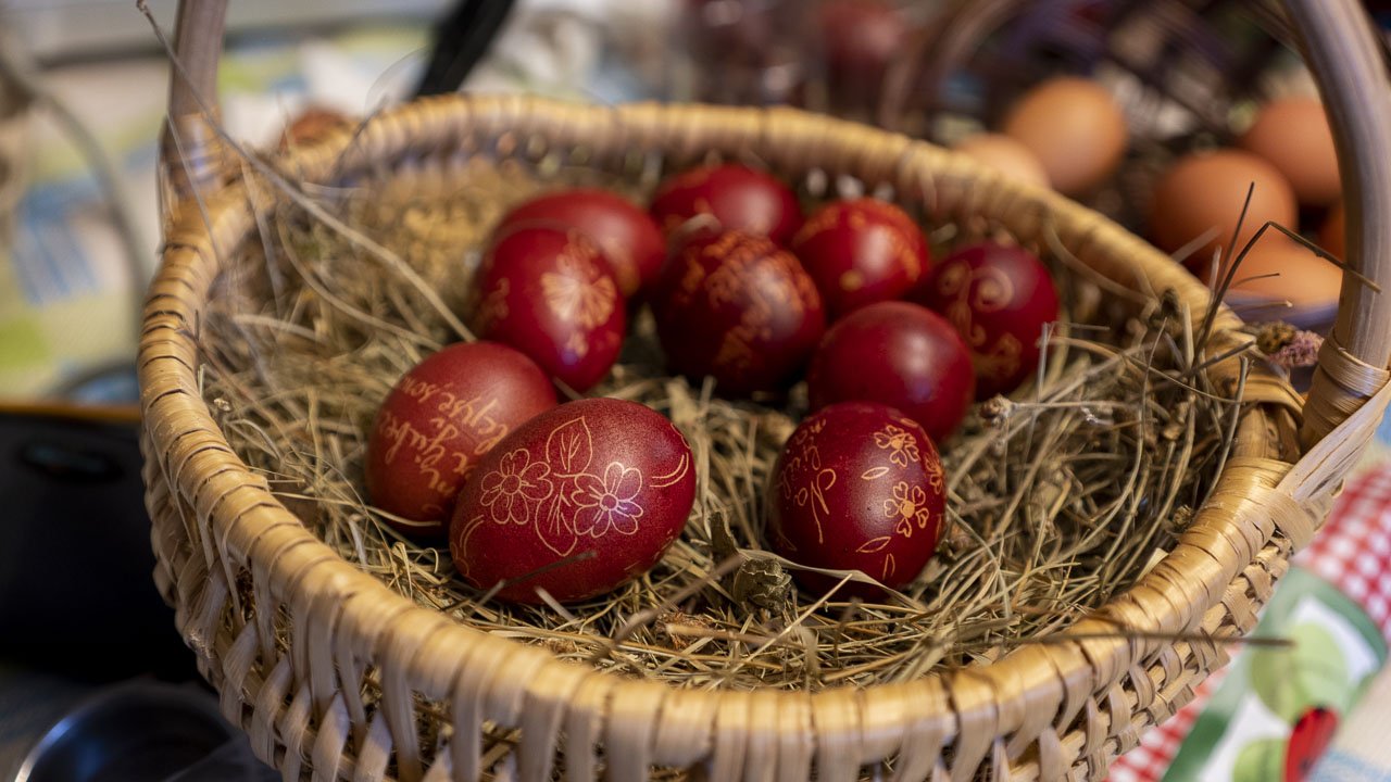 Le "pierhe", uova di Pasqua della Benečija.