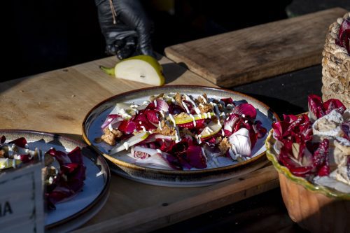 L'insalata di radicchio di Solkan della Gostilna Štirna.