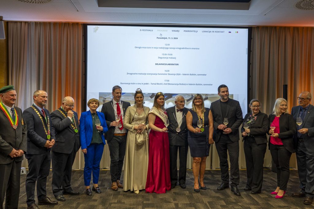 Festival della Malvasia di Portorož – Portorose: alla scoperta del vino dal tocco mediterraneo 4 All'inaugurazione dell'edizione 2024 del Festival della Malvasia di Portorose.