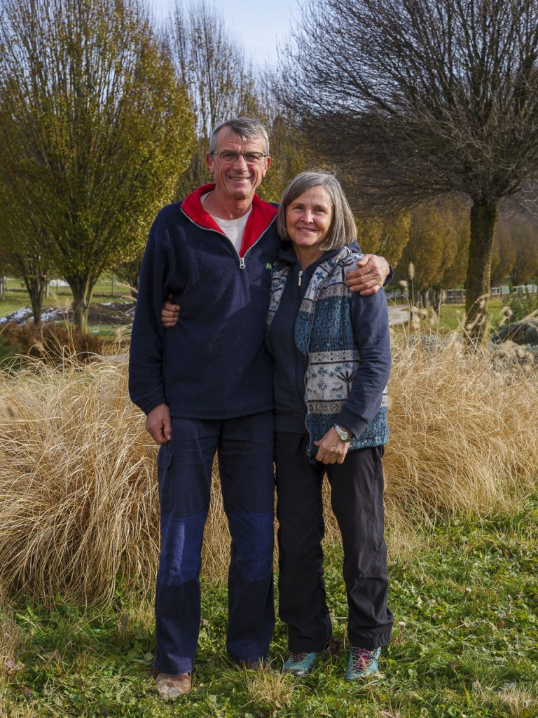 Slovenske gorice: un mondo da scoprire nella Slovenia orientale 8 Anton e Darja Tasič ci accolgono al Posestvo Valdek nelle Slovenske gorice.