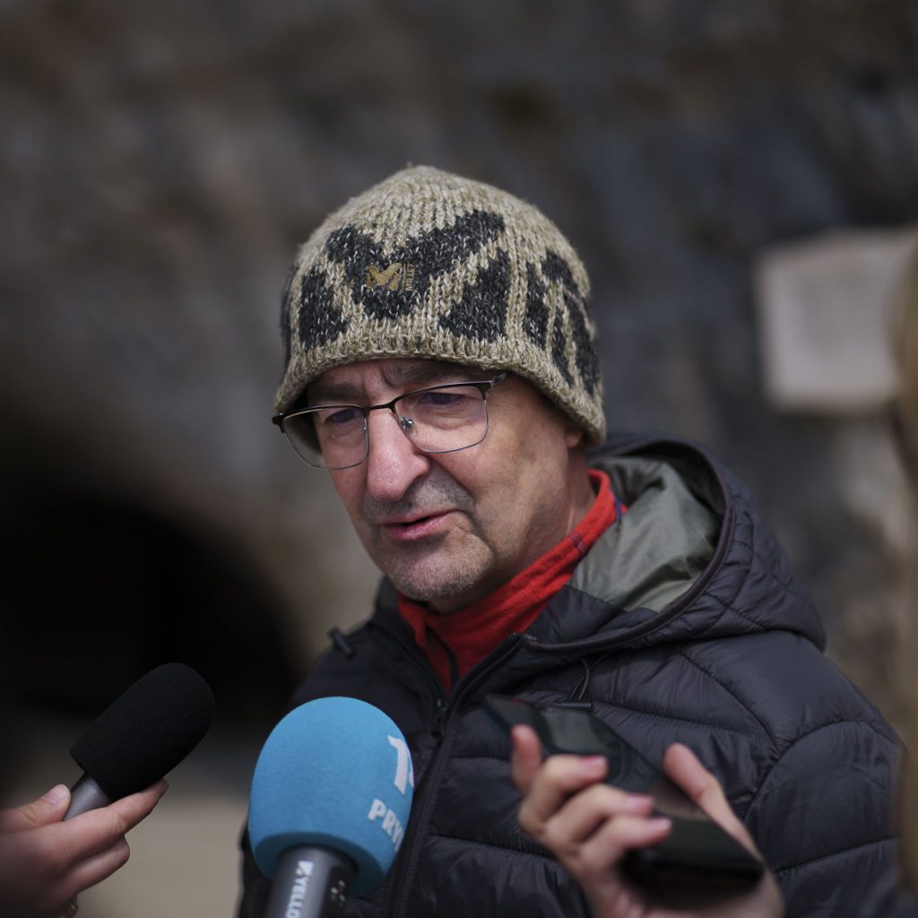 Stanislav Glažar, la guida dei record delle grotte di Postumia.