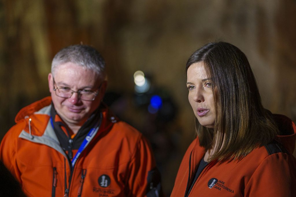 Mateja Možina Margon si è sposata nelle grotte con Janez Margon.