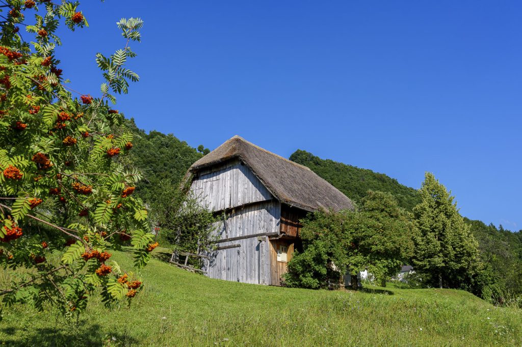 Il secondo edificio della Grilova domačija.