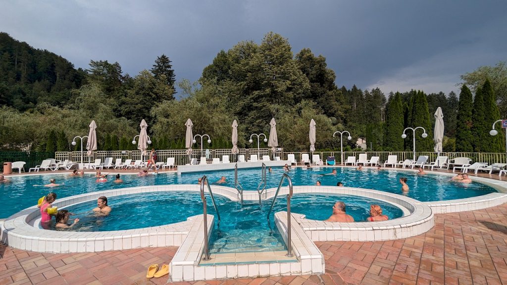 Idromassaggi e piscine esterne a Topolšica.