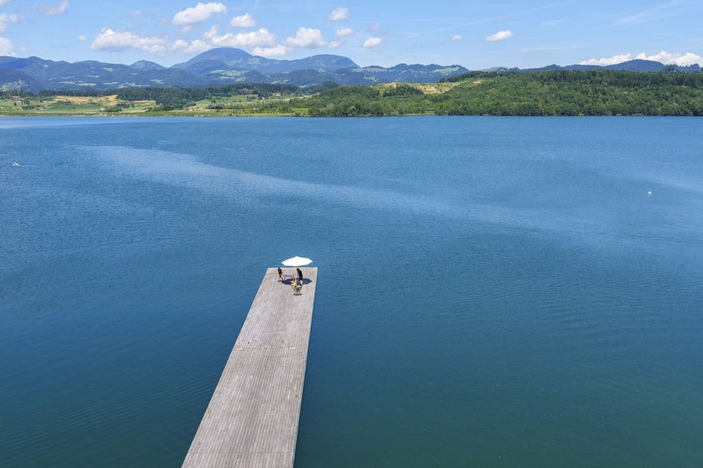 Velenje, la più giovane e dinamica città slovena 23 La spettacolare vista sulla Šaleška dolina dalla piattaforma Vista.