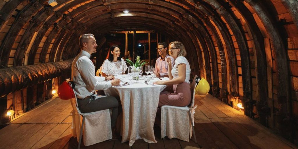 Velenje, la più giovane e dinamica città slovena 8 Velenje Underground: cena in minera a 5 stelle!