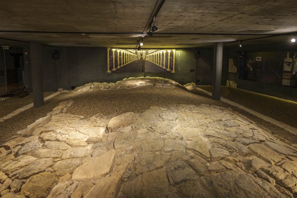 Al Museo Regionale di Celje si può camminare sulle antiche strade romane della città.