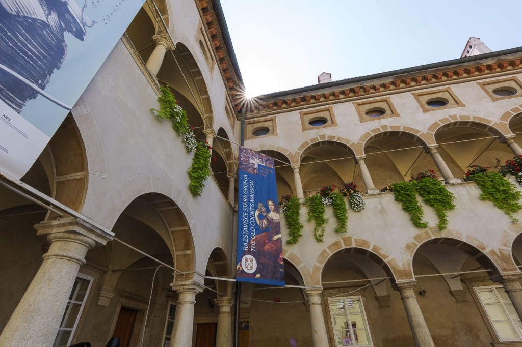 Il Palazzo dei Conti, una delle 2 sedi del Museo Regionale di Celje.