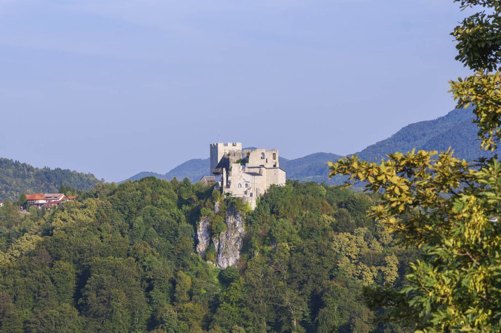 Le splendide rovine dello Stari Grad di Celje.