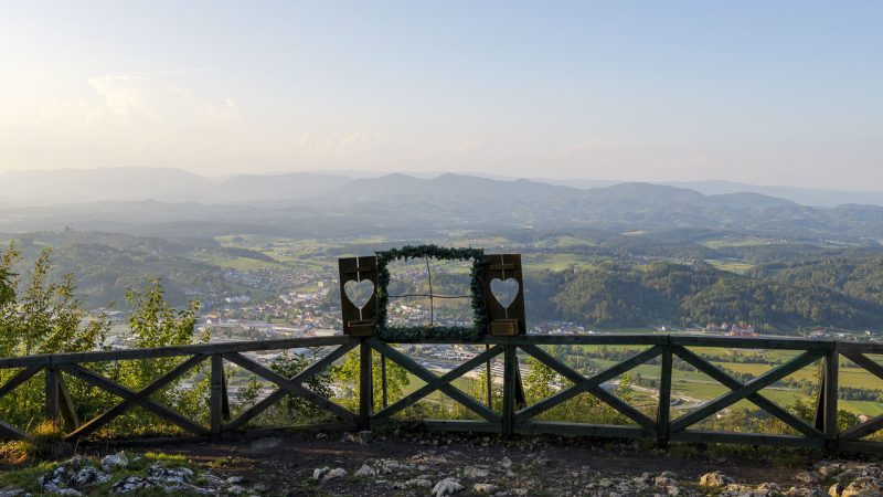 Šentjur: quando la ferrovia ti cambia la storia 13 Il Rifnik è una vera e propria finestra sulla piana di Šentjur.