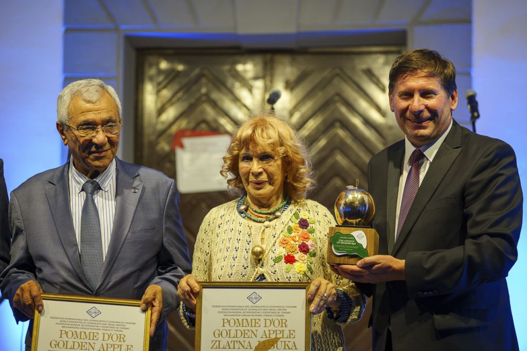 La premazione con la "Mela d'oro" per la regione del Međimurje.