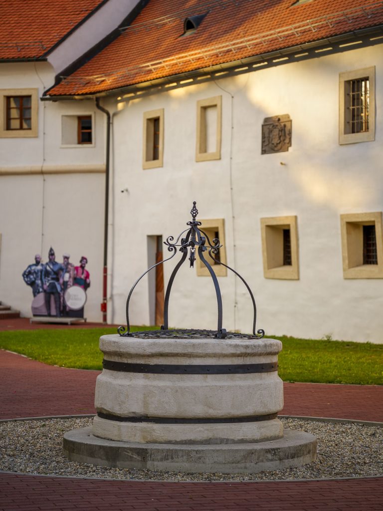 All'interno dello Stari Grad a Čakovec.