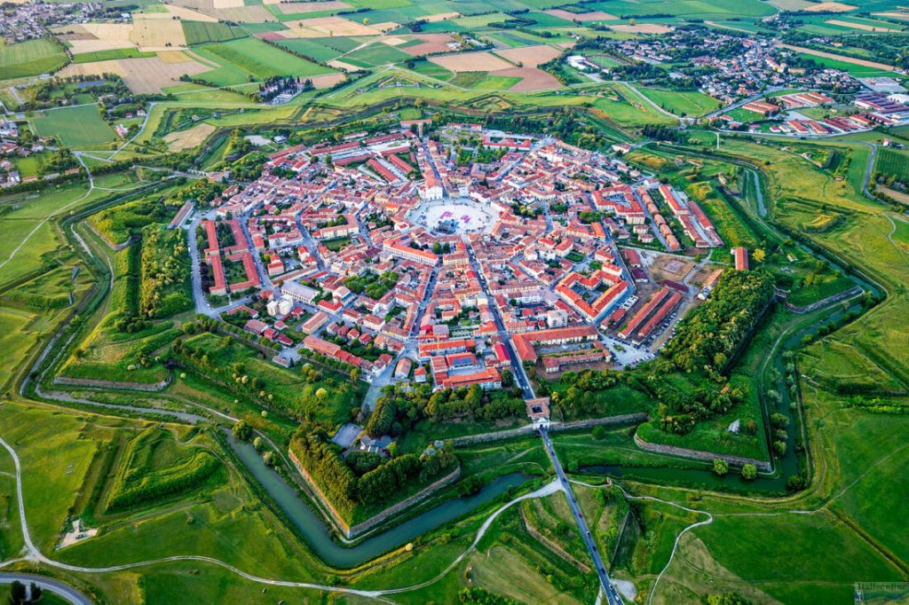 L'incredibile fortezza a stella di Palmanova, patrimonio Unesco.
cosa vedere vicino a Nova Gorica-Gorizia