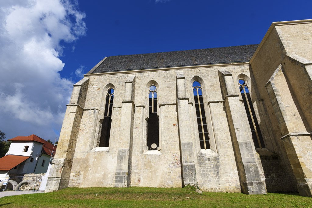 La chiesa del monastero di Žička kartuzija.