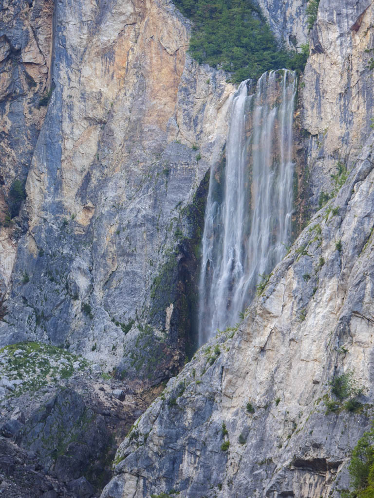 Slap Boka, la più grande cascata della Slovenia.