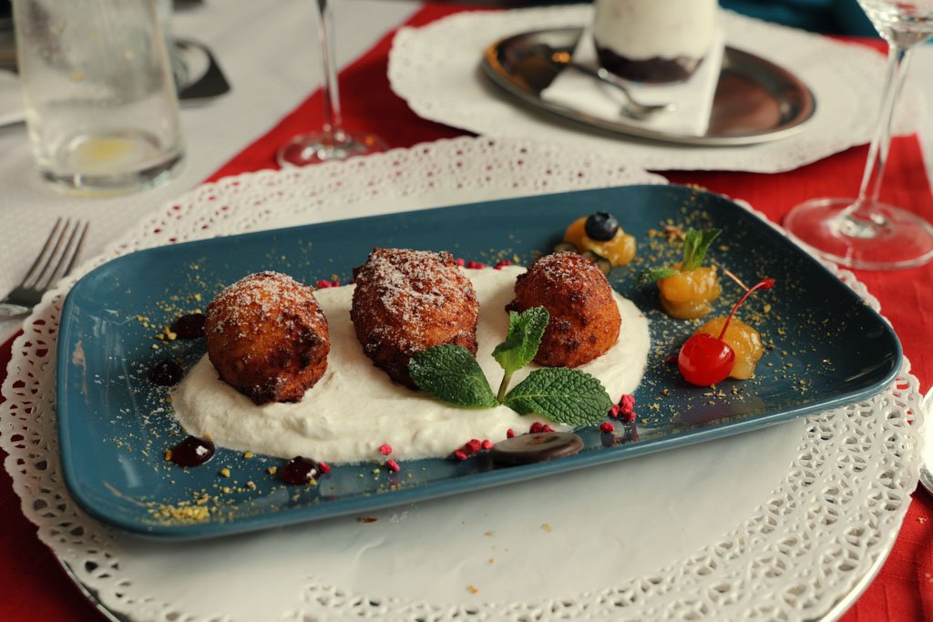 Frittelle dolci per la colazione Royal.