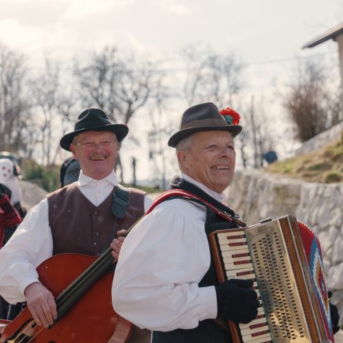 I due musicanti del Pust di Kal nad Kanalom.