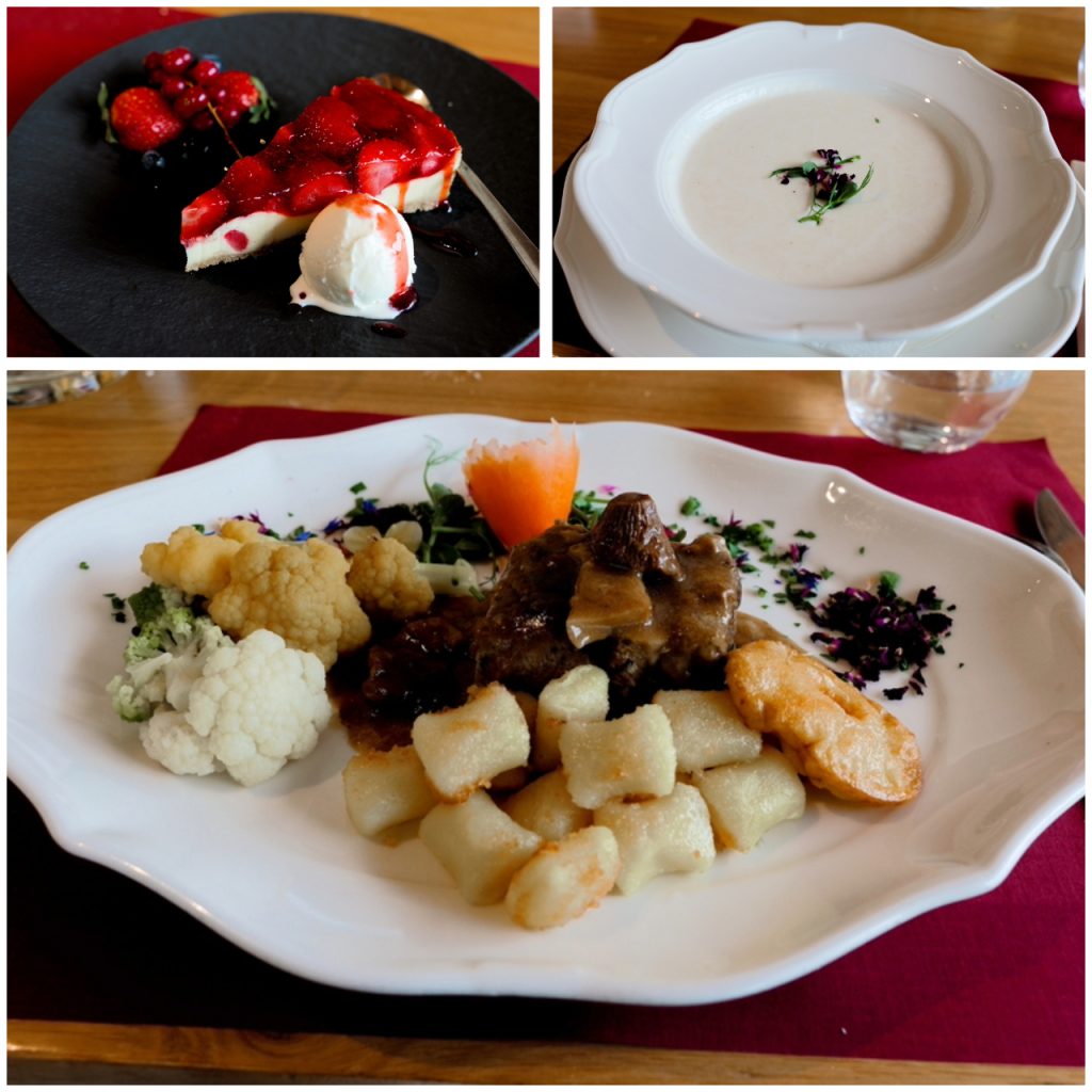 Il Festival della flora alpina di Bohinj 14 Il nostro pranzo al Gostišče Danica di Bohinjska Bistrica.