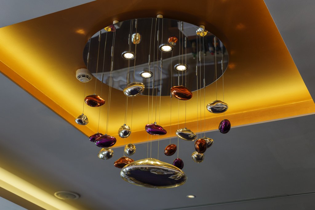 Lo stile moderno del design dell'Atlantida Boutique Hotel.