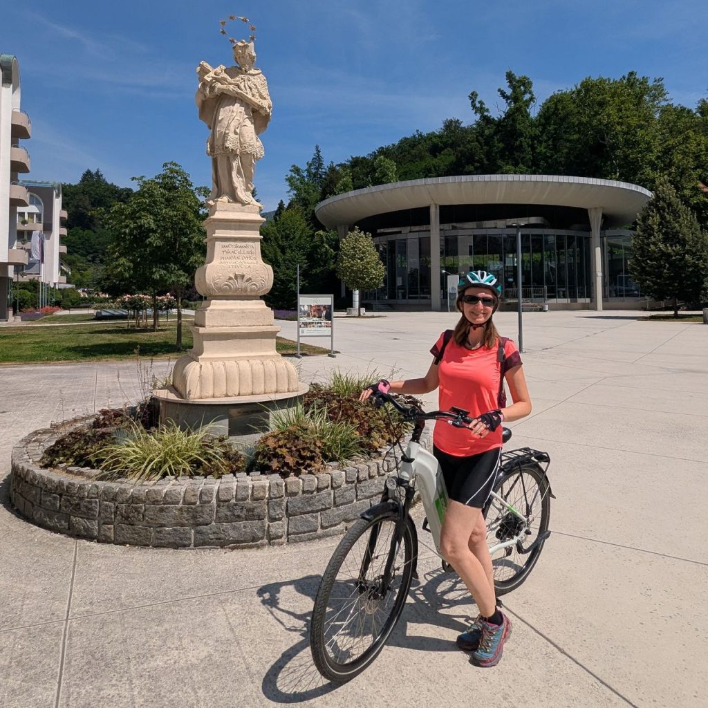 In eBike in giro per Rogaška Slatina.