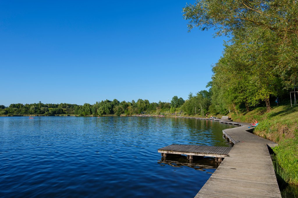 Rudniško jezero, il bel lago di Kočevje.