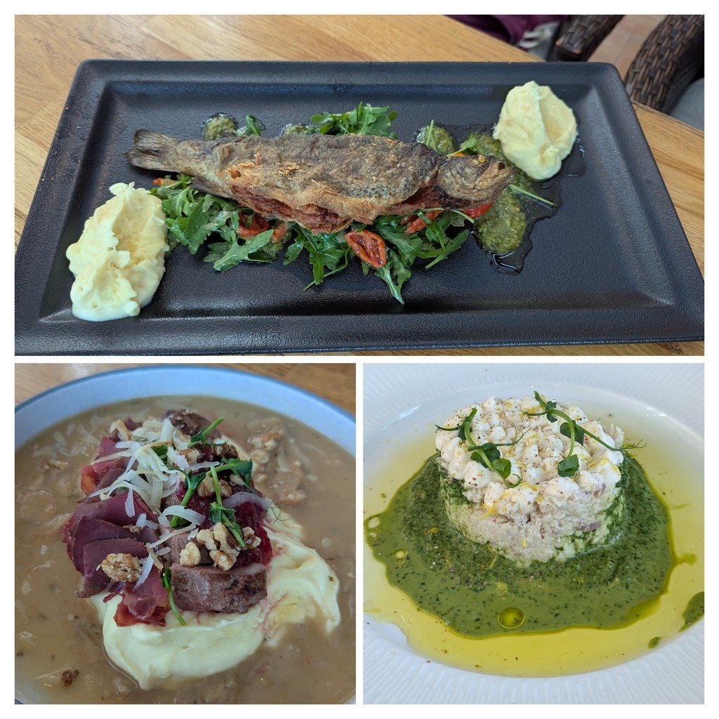 La nostra ottima cena al ristorante Tri Zvezde a Kočevje.