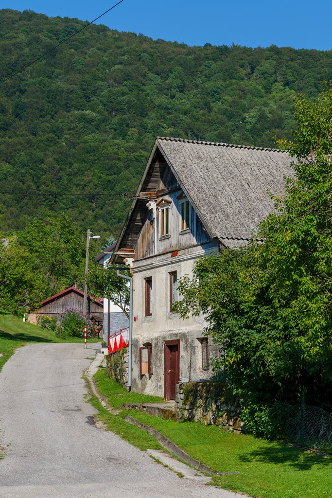 Un'antica casa dei Kočevarji a Koprivnik