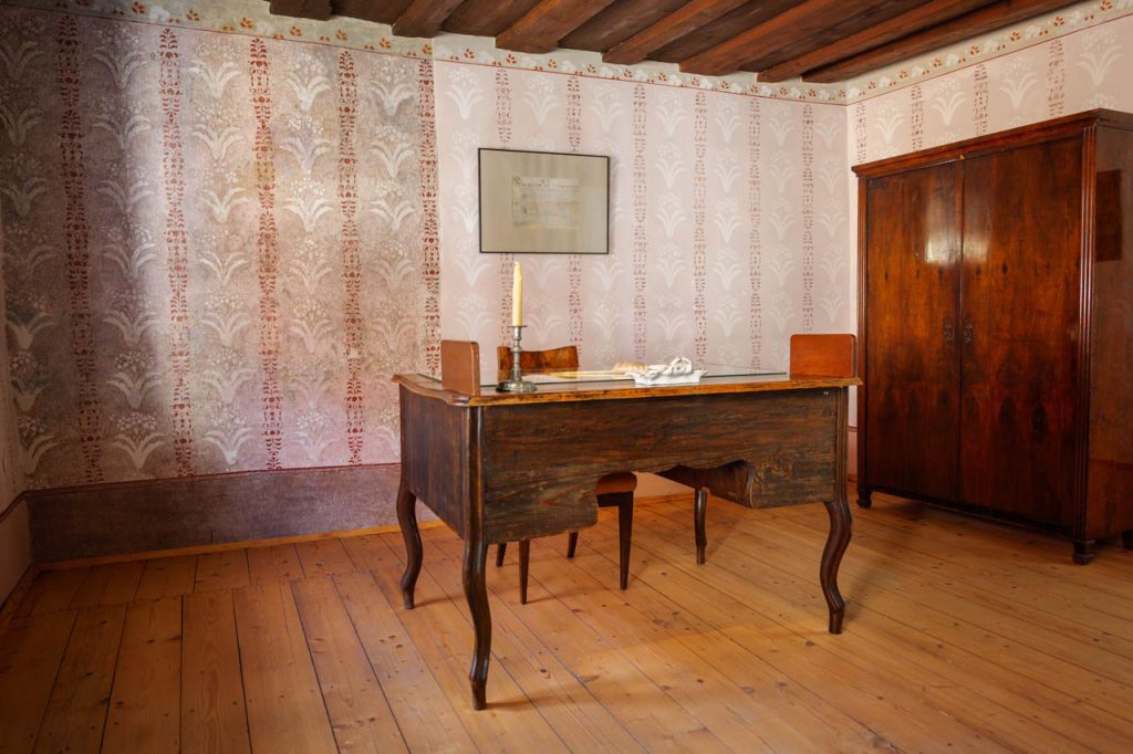 Lo studio di France Prešeren a Kranj.