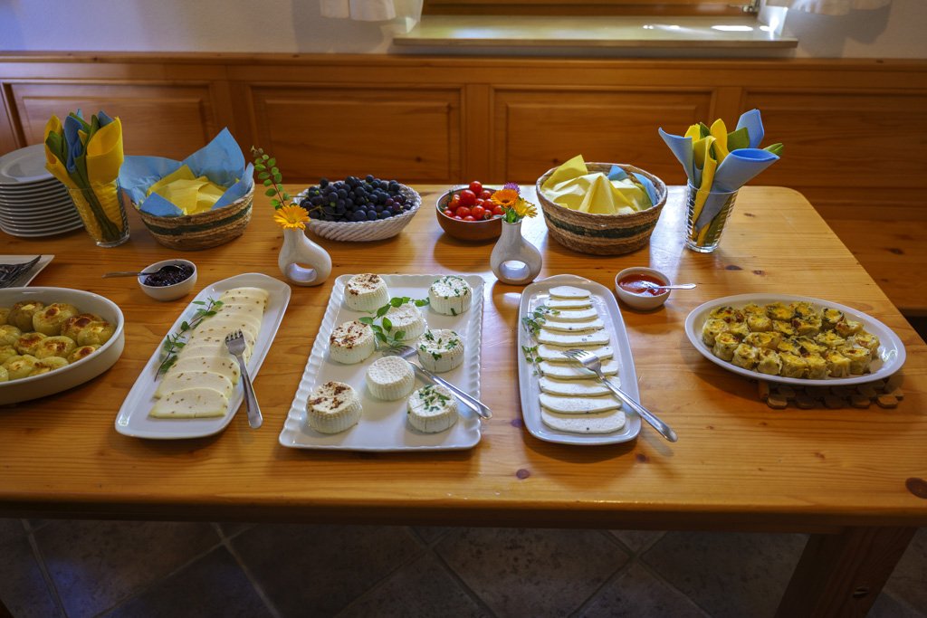 Le specialità di casa Dolinar-Krainer.
Agriturismi in Slovenia.