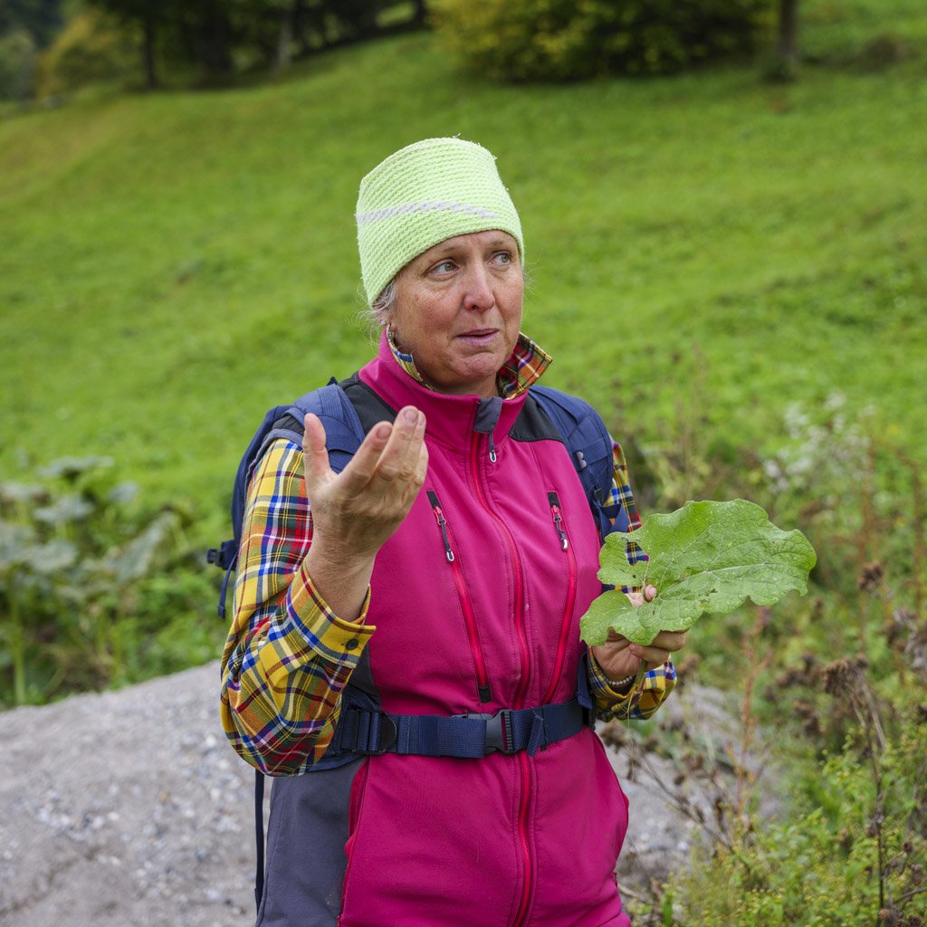La nostra guida esperta di erbe spontanee Ursula Puntel.