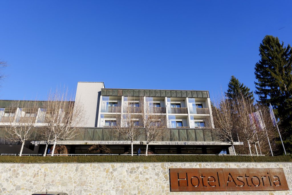 L'Hotel Astoria è moderno, con spa e a 5 minuti dal lago di Bled.