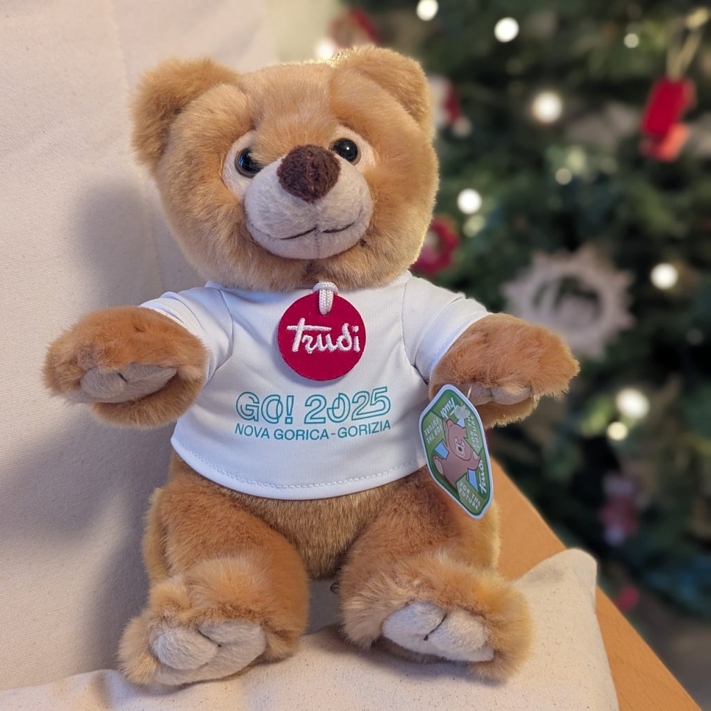 4 idee regalo di Natale originali e transfrontaliere 2 Idea regalo tenera: l’orsetto Ettore GO! 2025.
Idee regalo di Natale