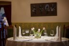 Il nostro tavolo è pronto per l'esperienza culinaria al ristorante Grad Kromberk.