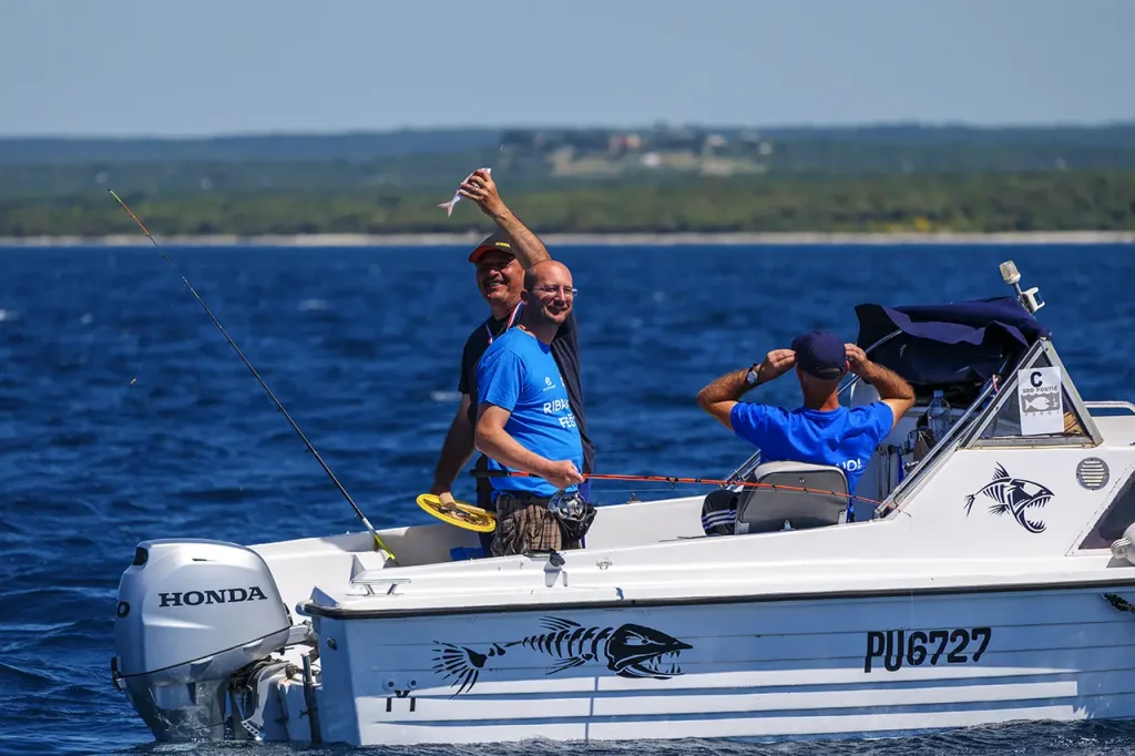 I pescatori mostrano le loro prede!
Pesca sportiva, Istria