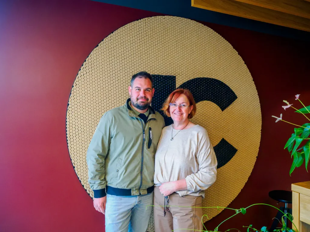 Janez e Katarina Colnar ci accolgono nella loro modernissima cantina.
agriturismi in Slovenia