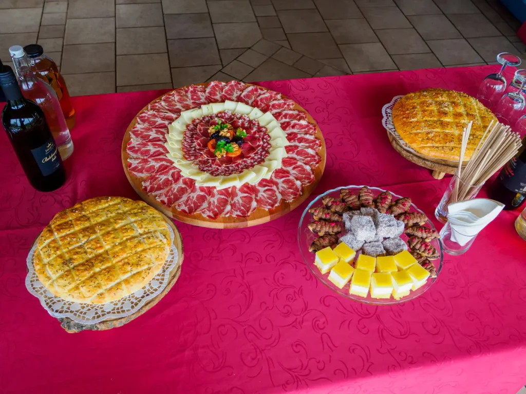 La nostra super degustazione alla kmetija Jakljevič.