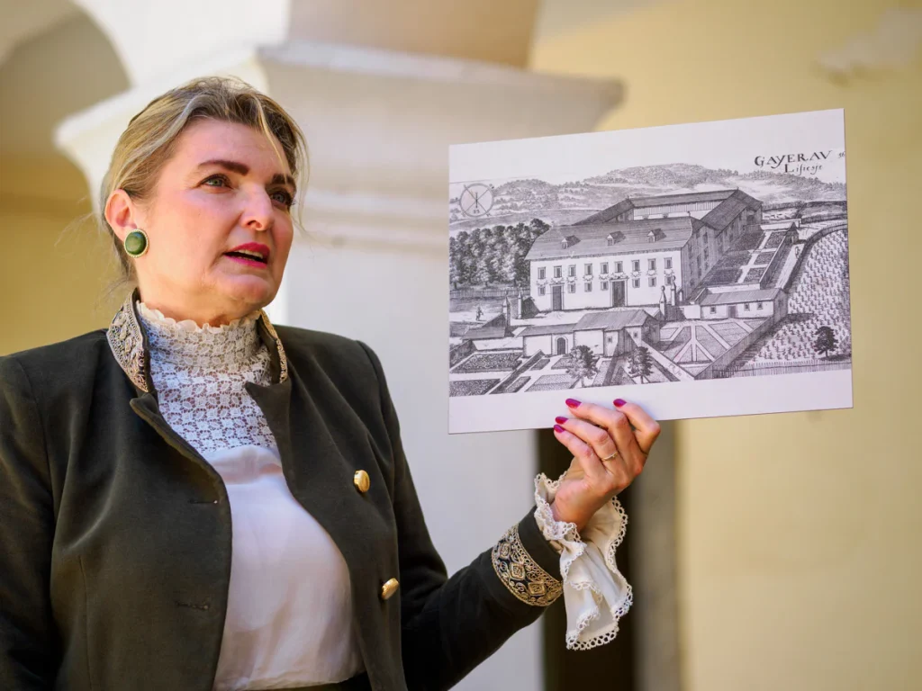 Alla scoperta di Škofljica: itinerario verde e insolito alle porte di Lubiana 8 La baronessa del castello di Lisičje.