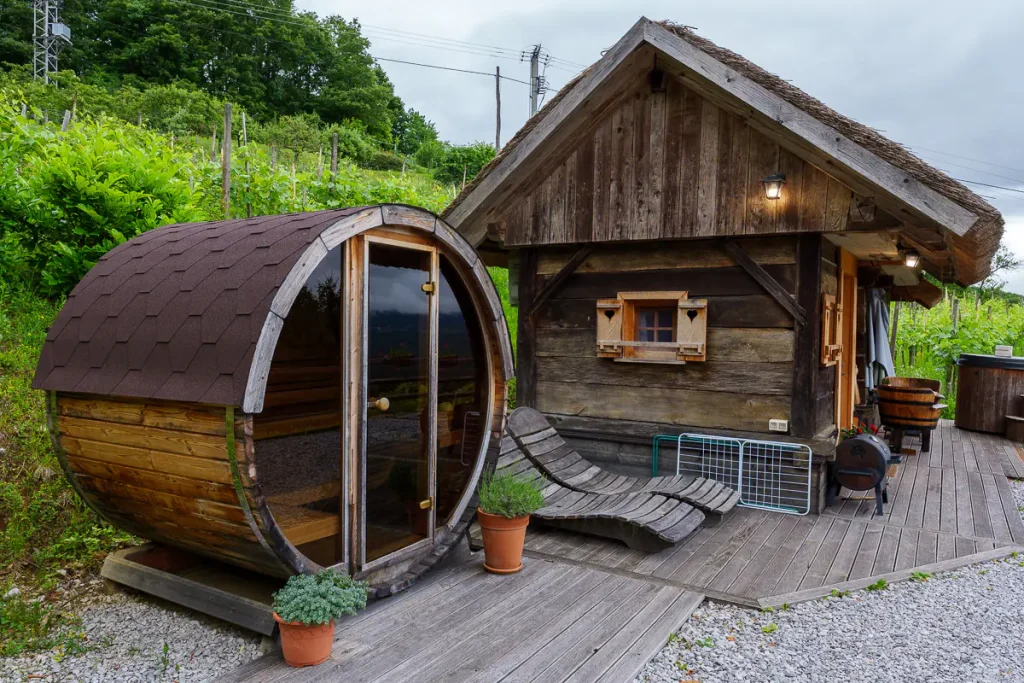 Mangiare e dormire in Dolenjska: la nostra guida tra gusto e relax autentico 19 Anche una piccola sauna esterna a nostra disposizione!
Mangiare e dormire in Dolenjska